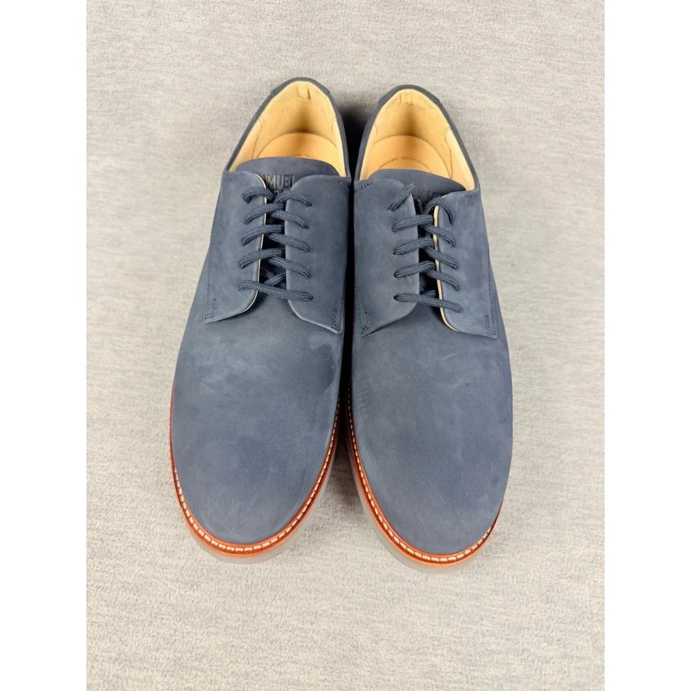 Samuel Hubbard Special Edition Oxfords Mens 10 MNavy Blue Leather Shoes